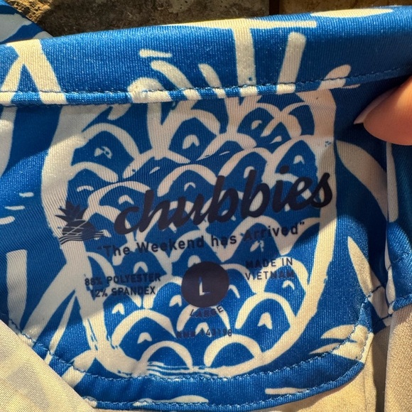 Chubbies Men's Size Large
Lightweight "The Thigh Napple"
Performance Polo 582241 - Picture 3 of 3